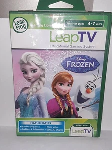 Frozen LeapFrog LeapTV Elsa Anna Olaf Educational Gaming Math Disney Cartridge - Picture 1 of 2