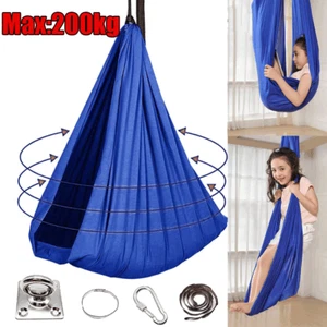 Kids Child Hanging Sensory Swing Chair Seat Cuddle Hammock Therapy Autism ADHD - Picture 1 of 12