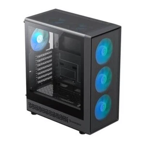 GameMax Storm 2 AB ATX Mid Tower Gaming Case - 6 Fans ARGB Black, Tempered - Picture 1 of 7
