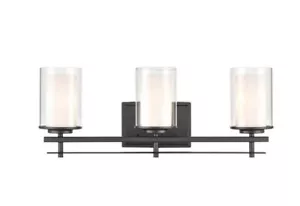 Millennium Lighting 23 in. 3-Light Matte Black Vanity Light - Picture 1 of 3