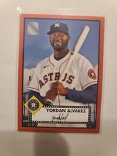 2021 Topps 70th VIP Celebration Platinum Anniversary Yordan Alvarez #135 Red 5/5