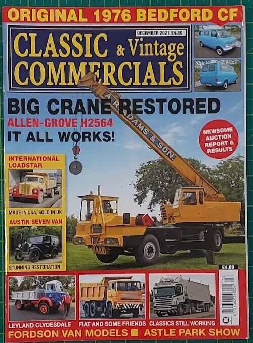 Classic & Vintage Commercials Good Condition December 2021 - Image 1 of 1