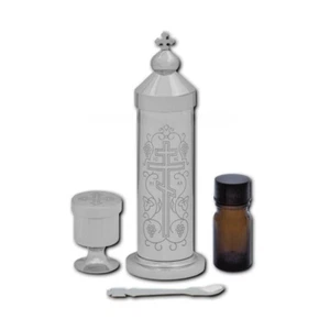 Portable Russian Orthodox Ecclesiastica Monstrance Tabernacle Travel Potyr Spoon - Picture 1 of 1