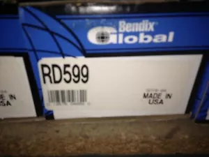 USA Bendix Global RD599 Organic Brake Pad Set fits D599 - Picture 1 of 1