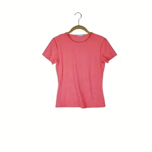 J McLaughlin Signature Stretch Tee Coral Embossed Texture Top Womens Size XS - Picture 1 of 5