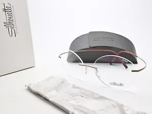 SILHOUETTE Brille 5541 IV 5540 55-17 145 Randlos Titan Optic Art TMA ICON ALFA - Bild 1 von 13