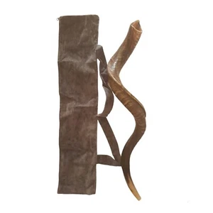 Shofar Kudu Jemenite Horn 45" 114Cm Full Natural Israel Notes E+-,F+-,G+, + BAG - Bild 1 von 10