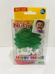 Happy Hands Teething Mitten Nuby Bpa Free Tree - Picture 1 of 2