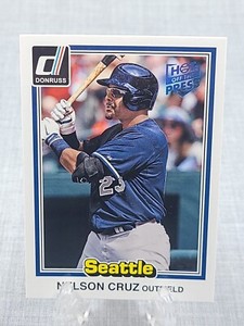 2015 Nelson Cruz SP Hot Off The Press Panini Donruss #222 1981 Retro Inaugural 