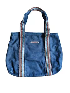 Vintage 90s Roxy Denim Tote Handbag Y2K Quicksilver PacSun - Picture 1 of 7