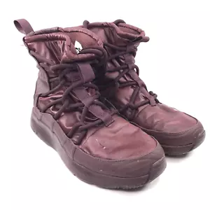 Stivali alti Nike donna 8,5 Tanjun A00355-600 vino rosso marrone invernali freddi - Foto 1 di 11