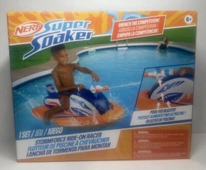 NERF Super Soaker Stormforce Ride-On Racer - Galleggiante gonfiabile per piscina. NUOVO - Foto 1 di 4