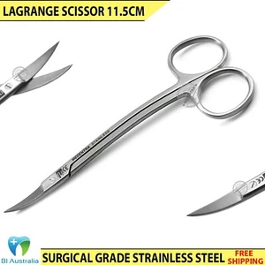 Dental Lagrange Scissor Gum Suturing Double Curved Dental Scissors Instrument - Picture 1 of 5