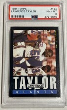 1985 Topps Lawrence Taylor #124 PSA 8 NM Mint Giants HOF