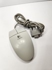Vintage Logitech 2-Button Serial Ball Mouse M-M34 'COOL' P/N 811420-0001