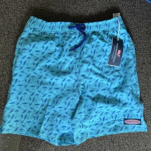 VINEYARD VINES BOYS PRINTED CHAPPY SWIM TRUNKS LARGE NWT L NEW - Picture 1 of 4