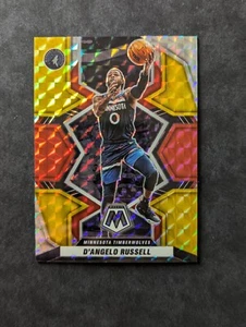 Mosaik 2021-22 D'Angelo Russell /88 Red & Yellow Choice - Minnesota Timberwolves - Bild 1 von 3