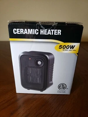 Intertek FH250A-B 500W Ceramic Heater 120V 60Hz - Image 1 of 4