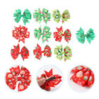  20 Pcs Fabric Bow Hairpin Girl Child Kids Barrettes for Accessories