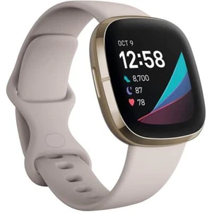 Fitbit FB512GLWT Sense Advanced Health Smartwatch Soft Gold - Picture 1 of 1
