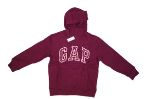 Gap Kids Long Sleeve Classic Logo Hoodie Sweatshirt Huckleberry Purple Girls XL - Picture 1 of 10