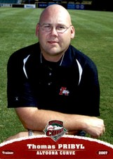 2007 Altoona Curve Grandstand #22 Thomas Pribyl Trainer - NM Baseball Card