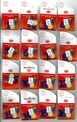 Sydney 2000 Olympic pin set - 16 pins dated for each day - Official Trofe badge - Image 1 of 4