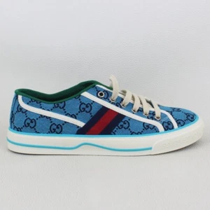 GUCCI Tennis 1997 Low- Light Blue Mystic White (Size 7AU/7.5 US) - Picture 1 of 8