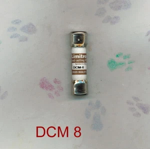 BUS DCM 8 FUSIBLES 8 AMP 600 VOLTIOS ACCIÓN RÁPIDA (NUEVO EN CAJA) DCM8 - Imagen 1 de 1