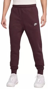 Nuevo con etiquetas Nike Sportswear Club Polar Joggers Para hombres Talla Grande Borgoña Crush Ajuste Regular - Imagen 1 de 3