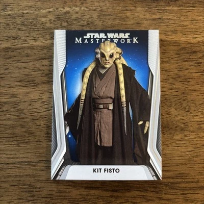 Star Wars Masterwork 2021 Blue Parallel Base Card #60 Kit Fisto - Image 1 of 2