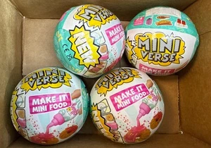 MGA Miniverse Make It Mini Food New 2024 lot of 4 - Picture 1 of 3