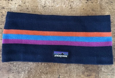 Patagonia Headband Ear Warmer Powder Town Skiing Snow Winter Hiking Snowboard - Image 1 of 4