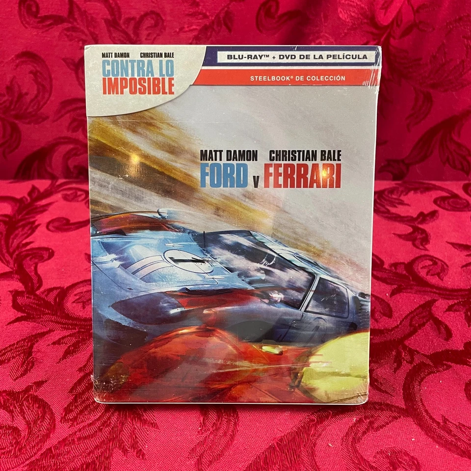 FORD V FERRARI (Blu-ray) Steelbook, Matt Damon, Christian Bale, James Mangold - Image 1 of 4