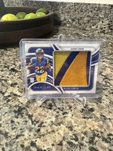2024 Panini NFL Immaculate Blake Corum Jumbo Logo Patch Rookie Card /25 - Picture 1 of 2