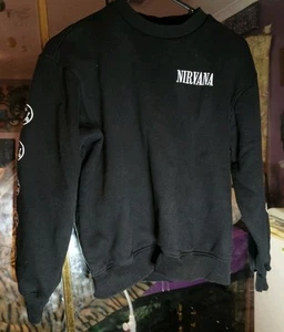 Nirvana COTTON ON Black Pullover Sweater - Size XXS - Picture 1 of 5