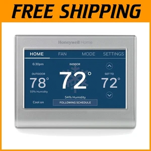 Honeywell Wi-Fi Color Thermostat, Touch Screen, Alexa Ready - Picture 1 of 13