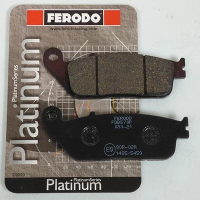 Plaquette de frein Ferodo pour Moto Daelim 125 Vl Daystar 2003 à 2014 AV Neuf - Photo 1/3