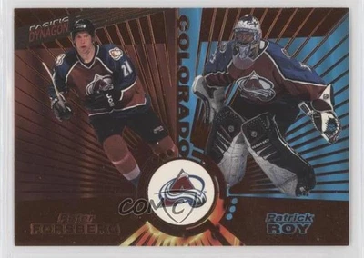 1997-98 Pacific Dynagon Copper Peter Forsberg Patrick Roy #138 HOF - Image 1 of 2