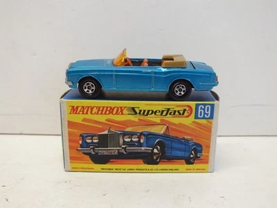 LESNEY MATCHBOX SUPERFAST NO69 ROLLS ROYCE S/S EXC BOXED (L626) - Image 1 of 4