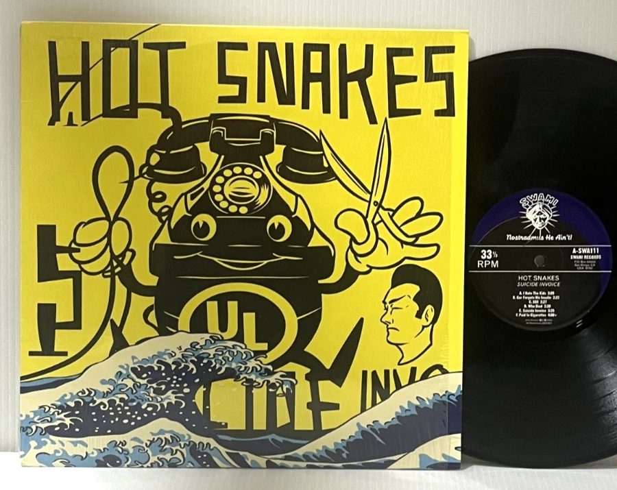 Hot Snakes ‎– Suicide Invoice LP 2002 US ORIG Swami ROCKET FROM THE CRYPT ZEKE - Image 1 of 2