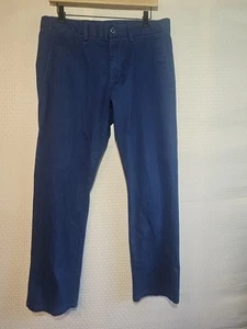 Old Navy Ultimate Slim Chino Pants Men's Size 33X30 Blue Flat Front Casual - Picture 1 of 7