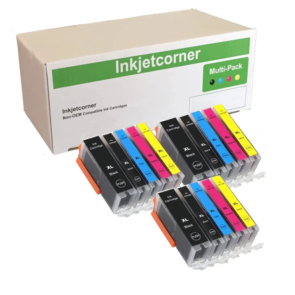 Cartuchos de tinta compatibles con esquina de inyección de tinta de repuesto para uso en serie iX6820 M Foto 1 de 1