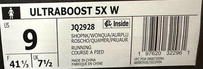 Adidas Ultraboost 5X Pink Wonder Aurora Plum Running Shoes JQ2928 Women's Size - Image 1 of 4