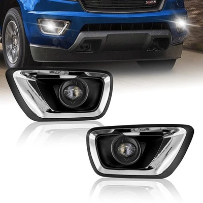 Luces antiniebla LED para Chevy Colorado 2015 2016 2017 2018 2019 2020 luces de parachoques Foto 1 de 4