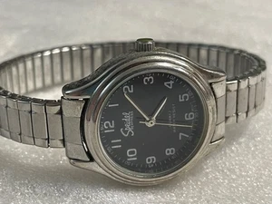 Reloj analógico de cuarzo vintage Speidel EXPRESS tono plateado para mujer necesita batería - Imagen 1 de 5