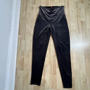 Spanx Leggings Samt Grau High Rise Leggings Größe XLarge - Bild 1 von 5