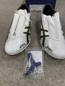 Asics Cyber Jump London White/Black/Gold US 13 - Picture 1 of 9