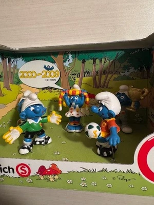 Los Pitufos Edición 2000 - 2009 por Schieich *** Nuevo en caja *** Algunos daños en la caja *** fútbol Foto 1 de 4