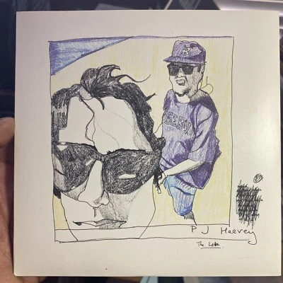 P.J. Harvey  - The Letter/Bows And Arrows -  EU Picture Sleeve PS 7" VG++ - Image 1 of 4